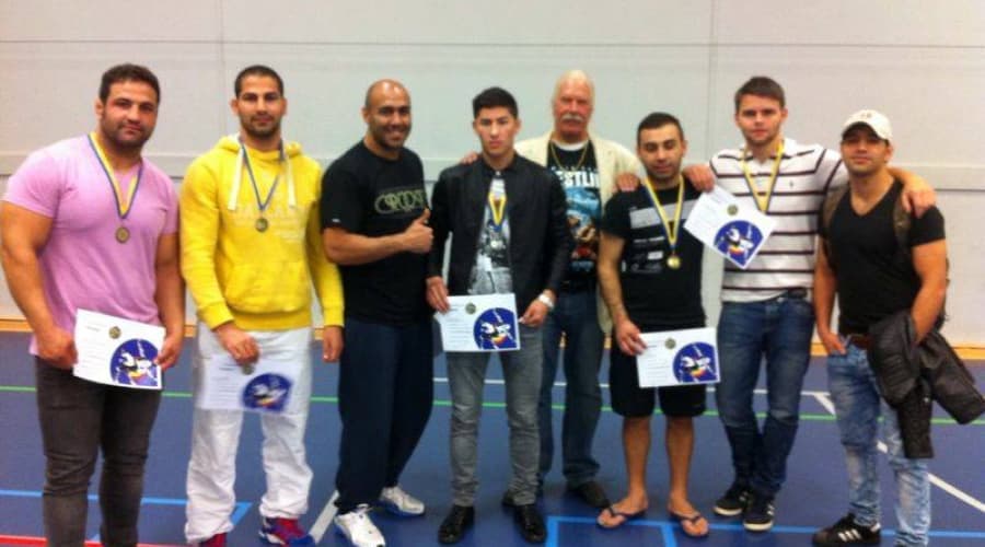 Worstelen in Arnhem bij Arnhemse Krachtsportvereniging Sandow